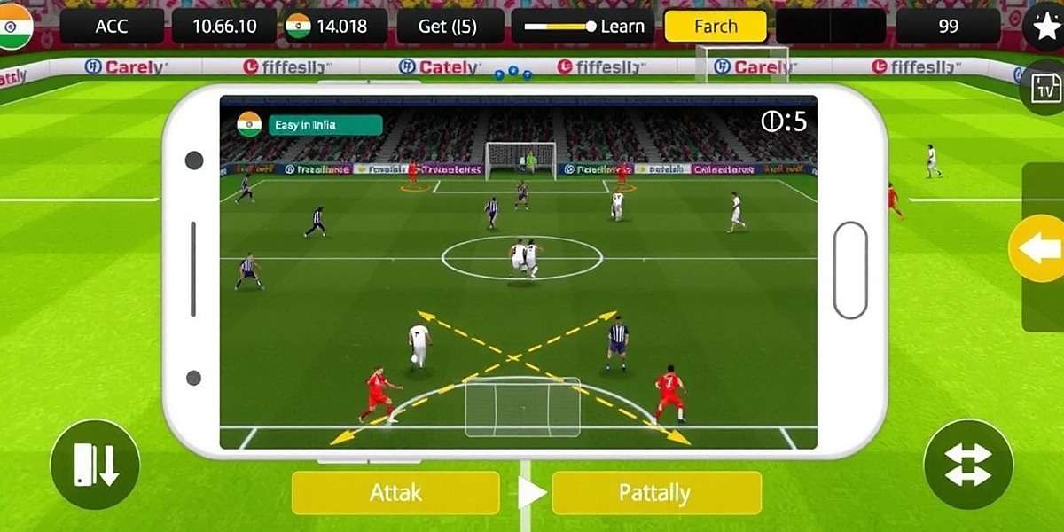 Attacking Strategy in FIFA Mobile Pro Tactics FIFA Mobile Pro Tactics screenshot showing an Indian player executing a successful attack